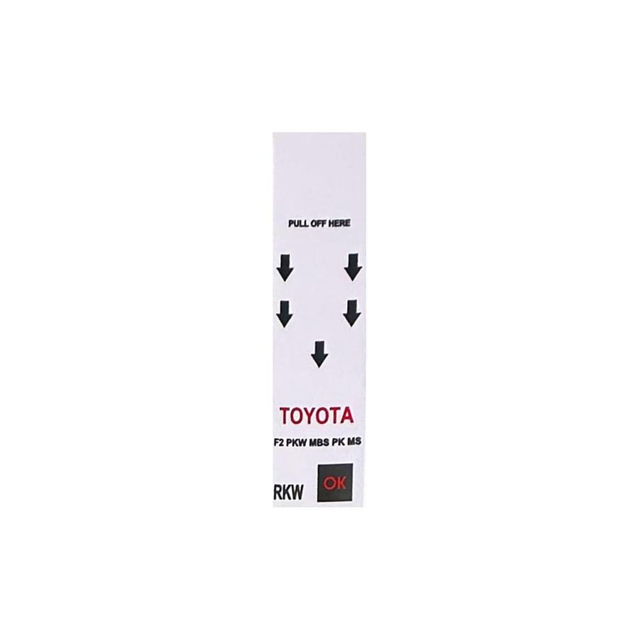 Drayson sticker, Toyota agency