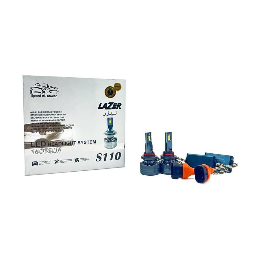 Laser LED bulbs size 9005 model 110 watts