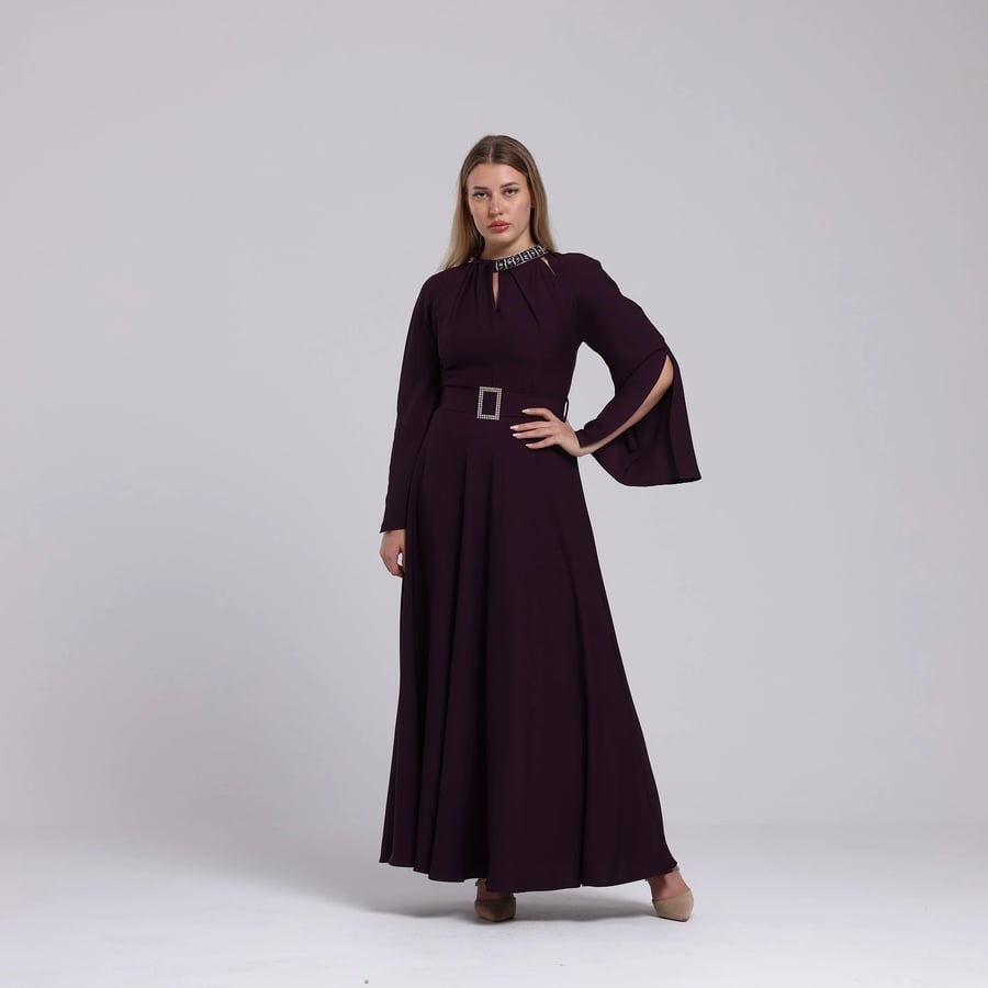 Ceramic Full-Skirt Dress