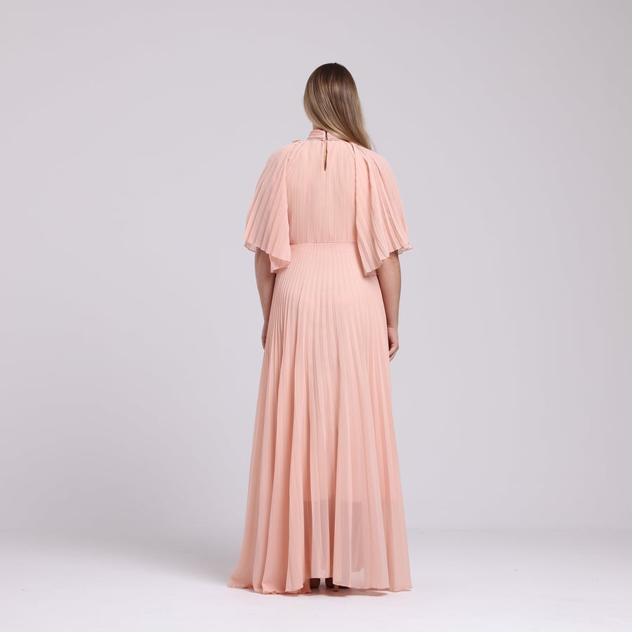 Crinkled Chiffon Dress