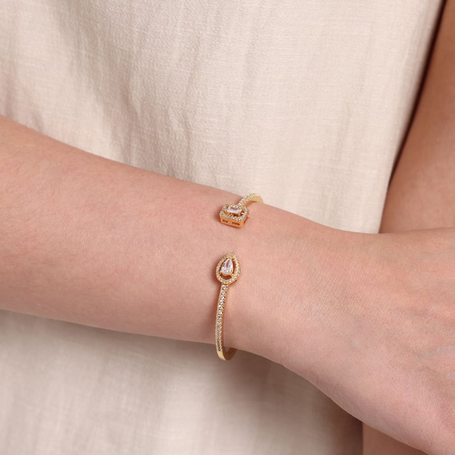 Golden Glow Bracelet and Ring Set