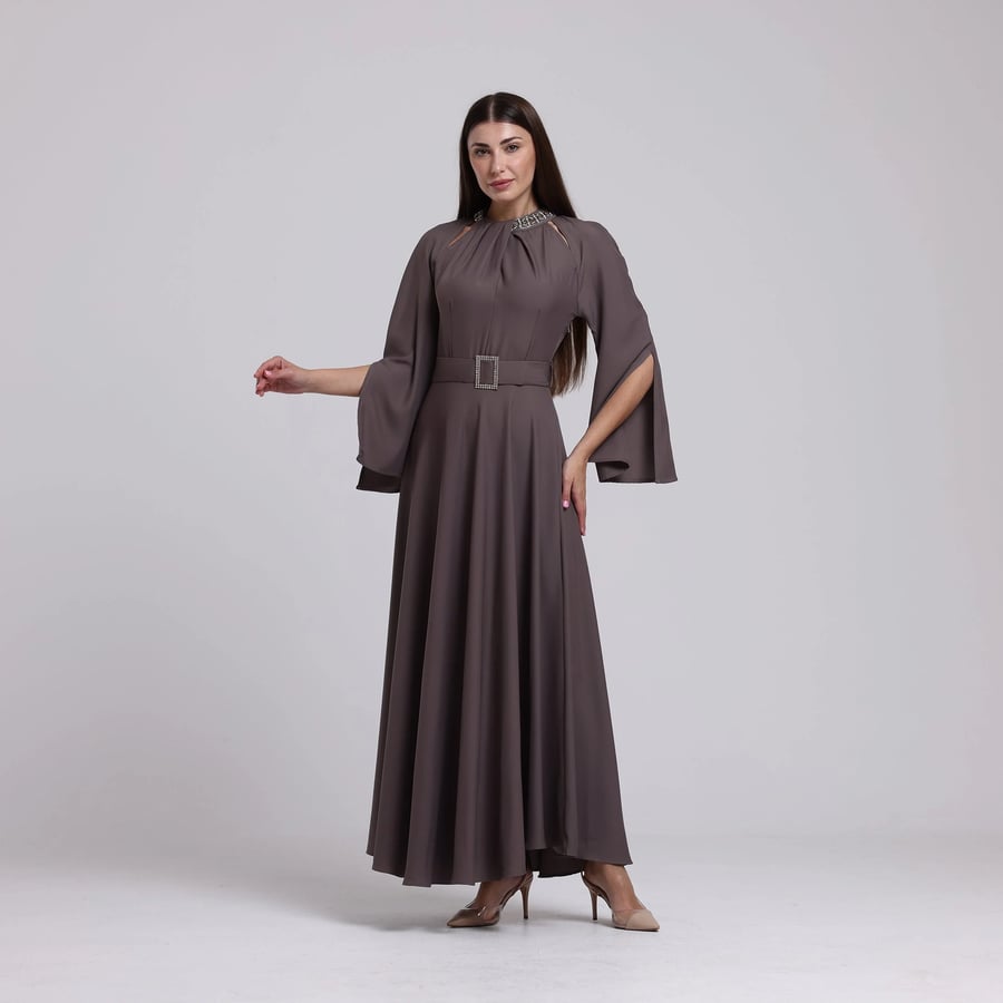 Ceramic Full-Skirt Dress