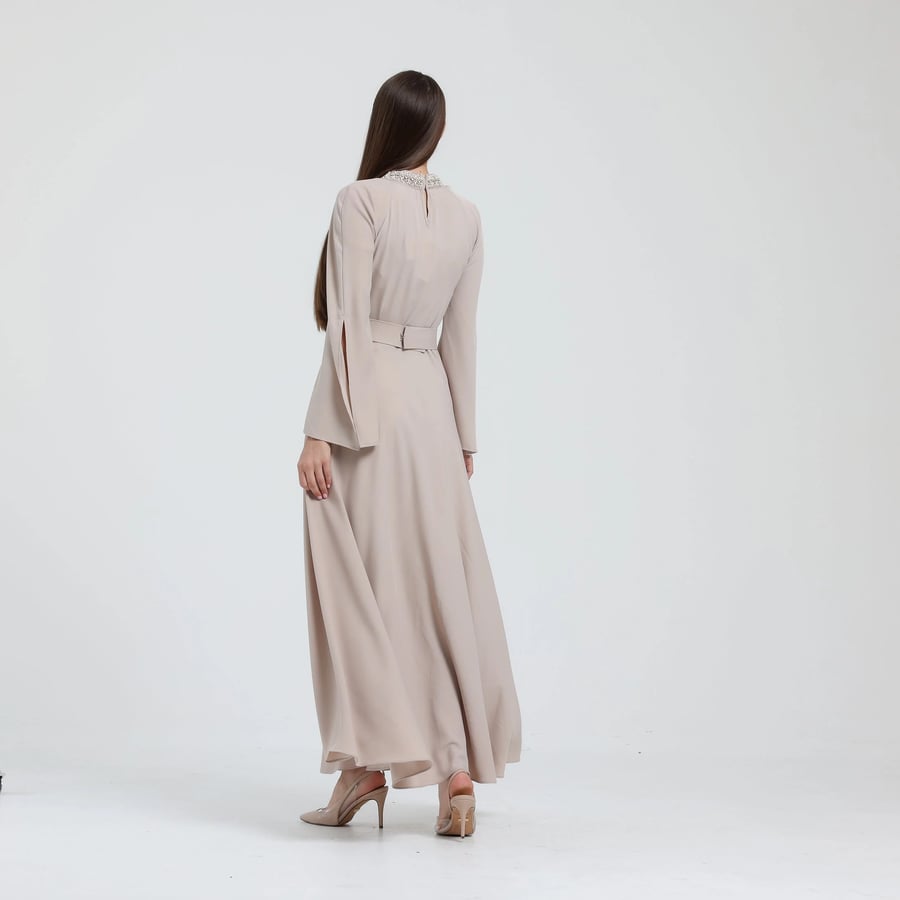 Ceramic Full-Skirt Dress
