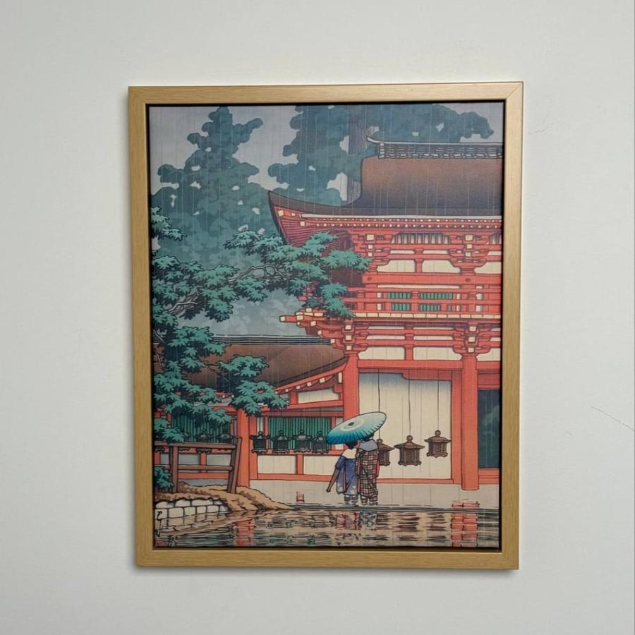 Japanese house painting