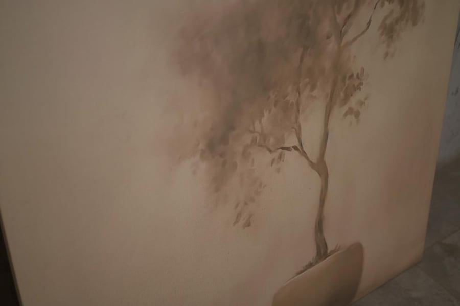 Vintage Tree Painting