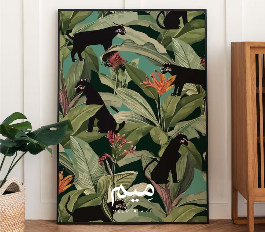 Panther in Forest
