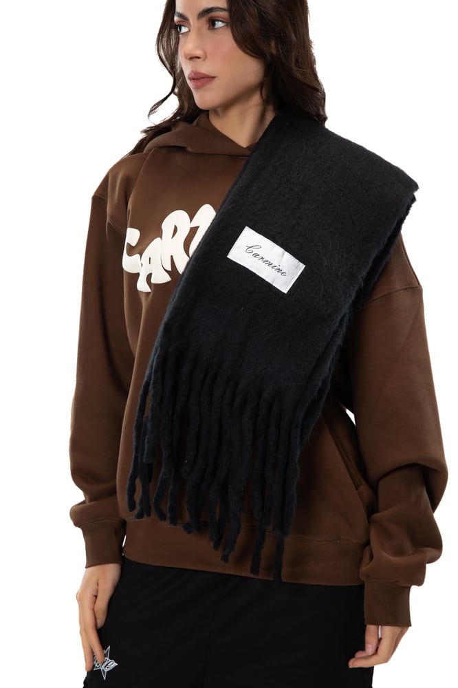 Dark Sky Oversized Wool Scarf
