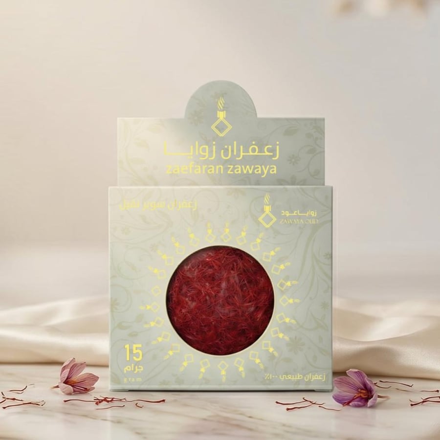 زعفران زوايا سوبر نقيل فاخر - طبيعي 100%