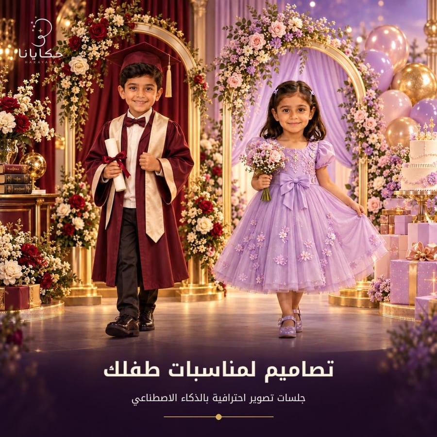 جلسة تصاميم لطفلك لمناسبته الخاصة | 10 صور
