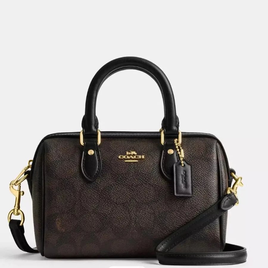 Rowan brown burnt bag