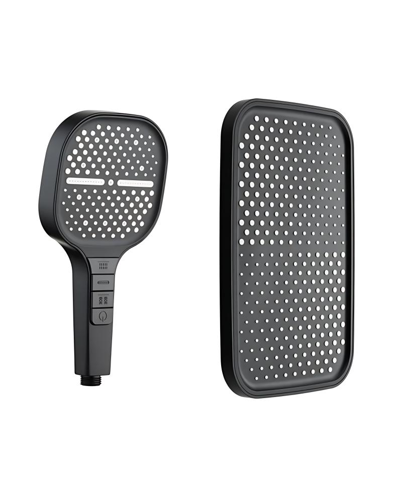 SH-0109 Shower Set سماعة ستامينا  Black لون اسود