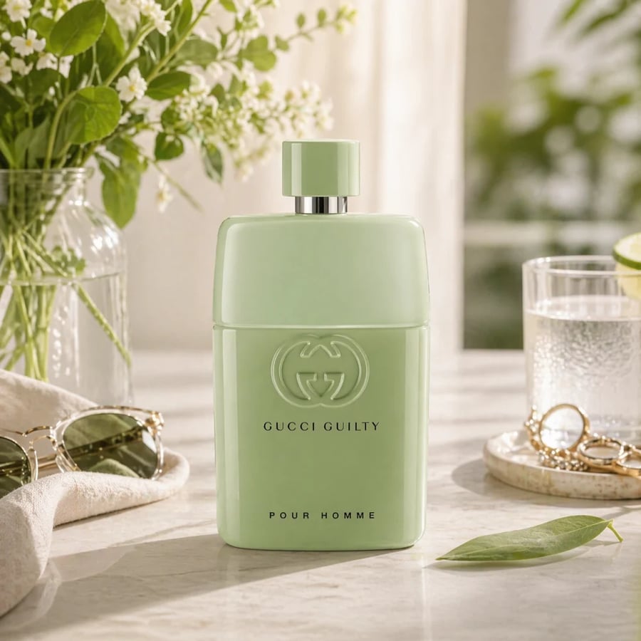 عطر قوتشي غليتي لوف اديشن الرجالي او دو تواليت 90مل