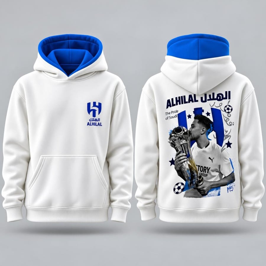بلوفر الهلال شتوي دبل كاب