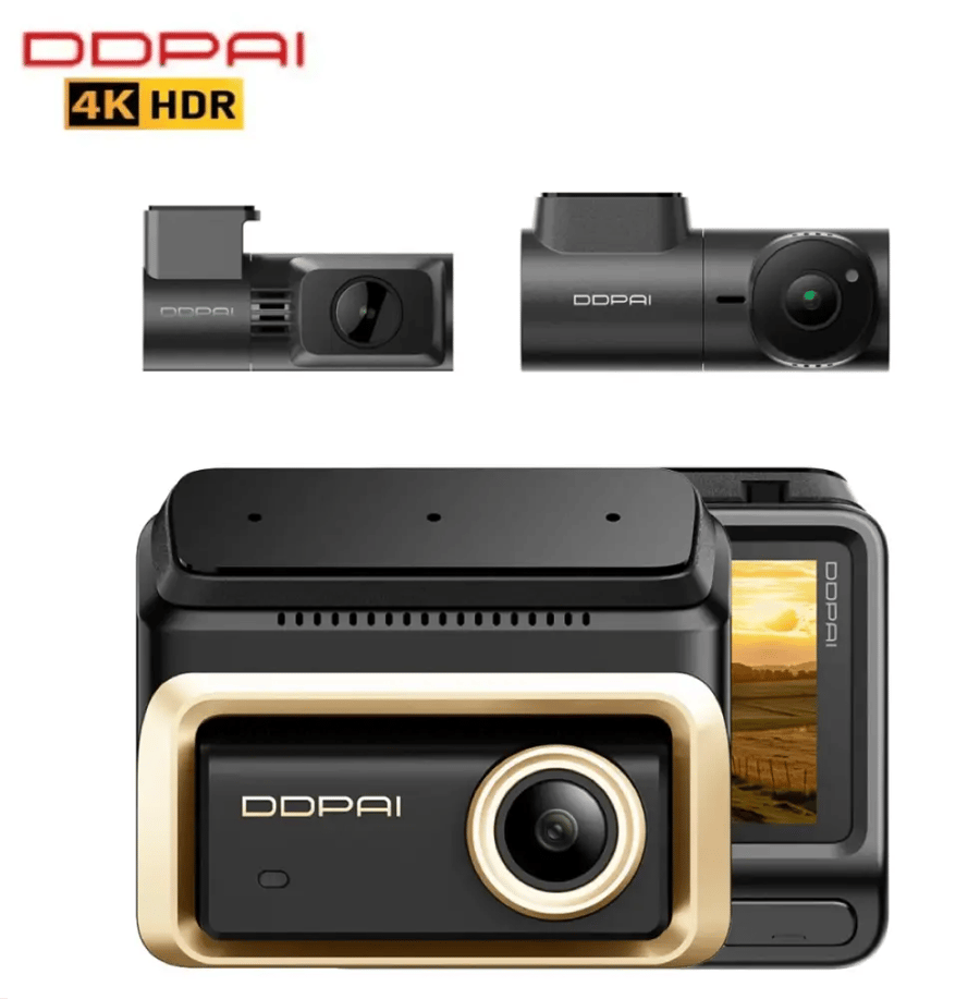 داش كام دي دي باي DDPAI Z90 Master 4K أمامية ، داخلية ، خلفية