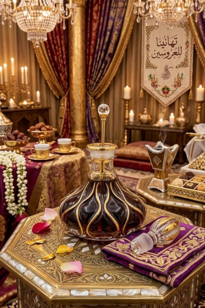 زجاجة عطور فاخرة متوفرة في ثلاثة أحجام 200 مل ، 300 مل ، 400 مل .