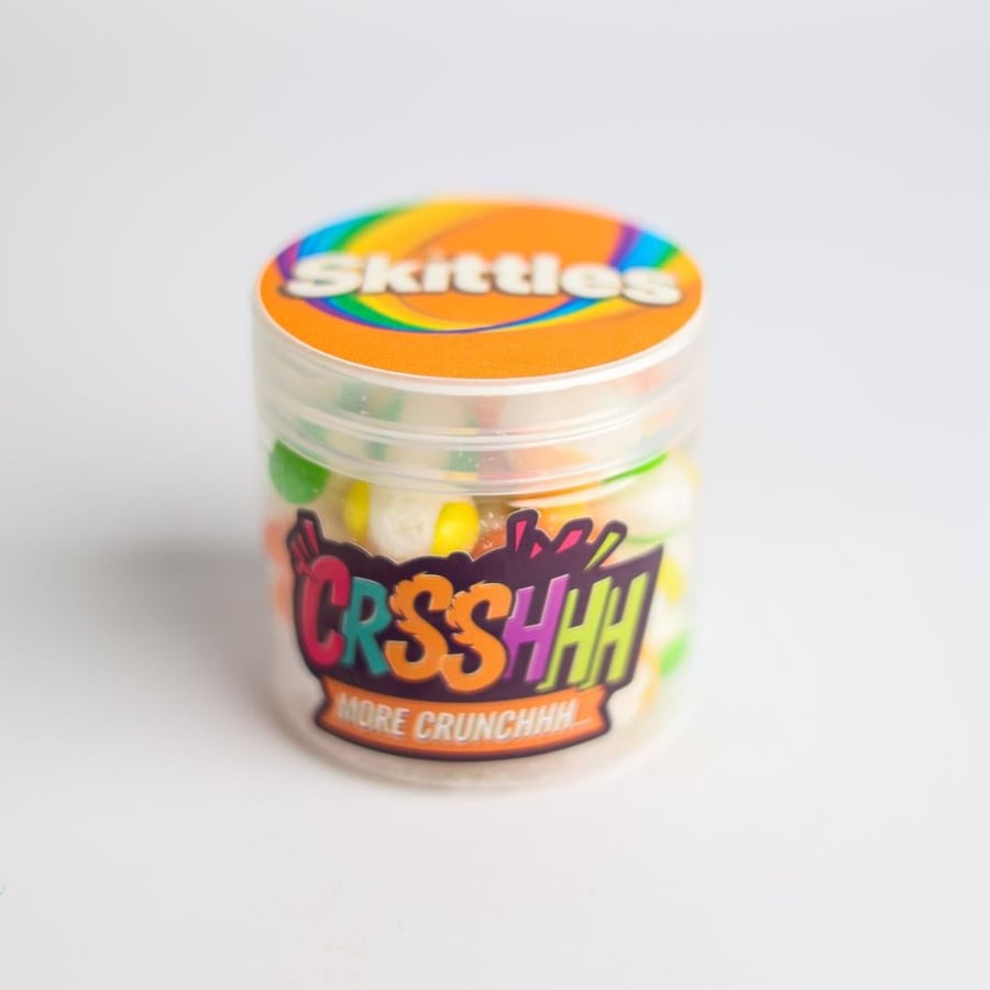 Orange sour skittles