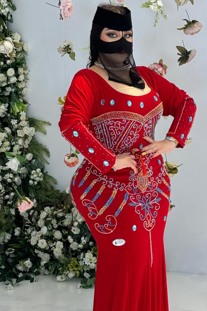 فستان شك احمر (الشيهانه)