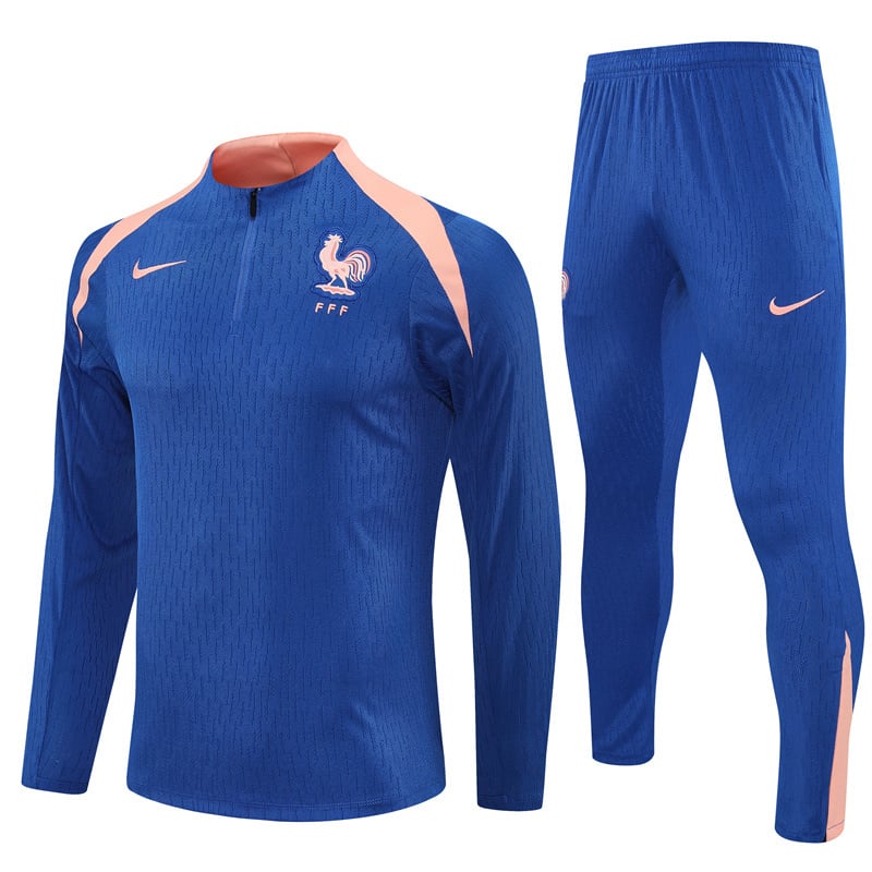 طقم تدريب فرنسا نص سحاب 25/26