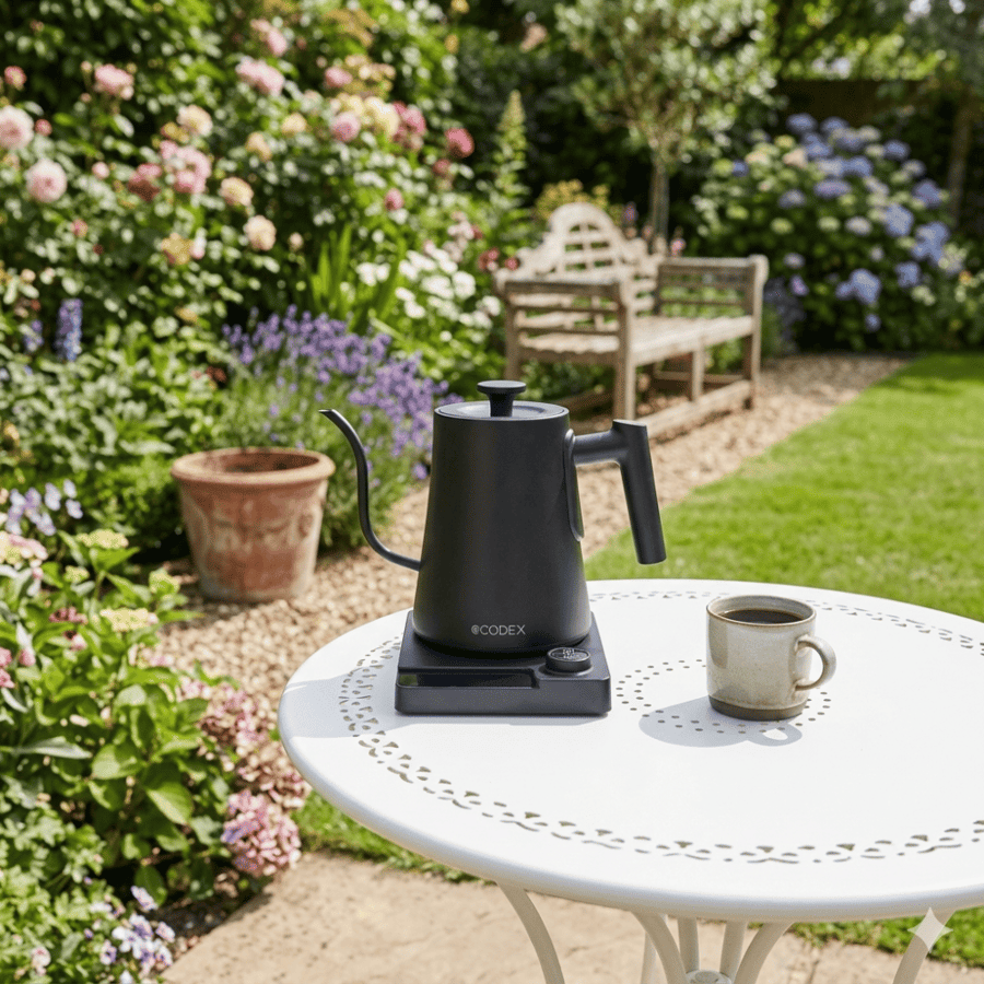 Codex Electric Coffee Kettle 900 ml, black