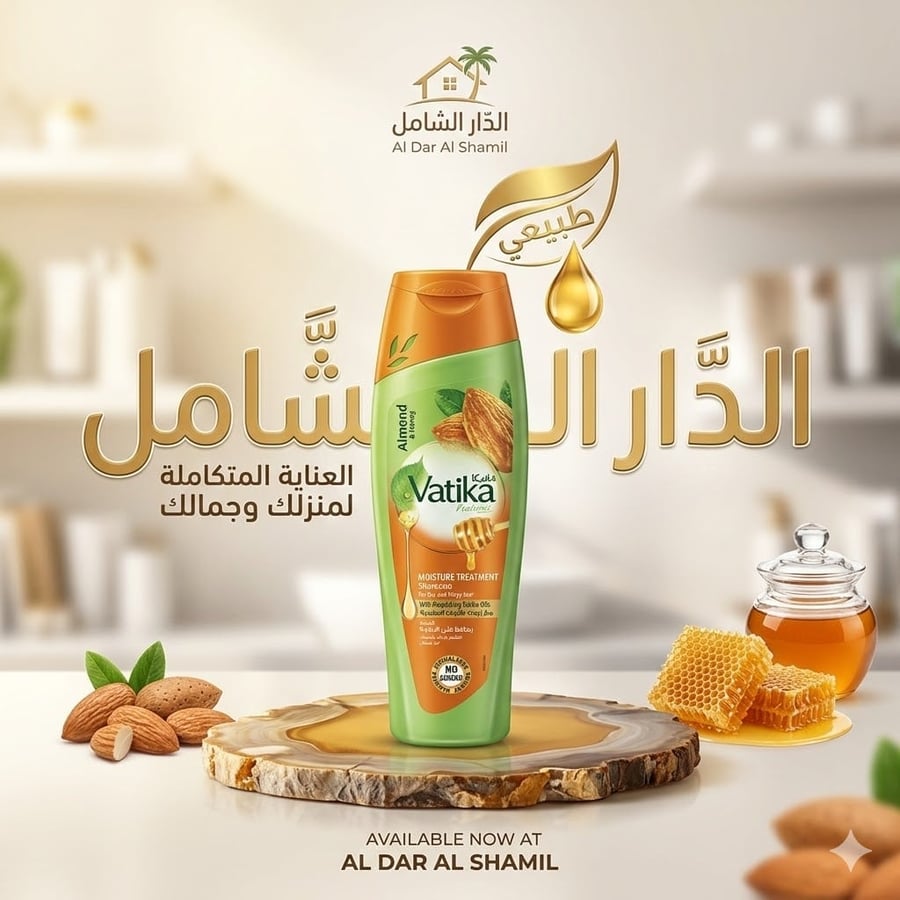 شامبو فاتيكا لوز وعسل 350 مل