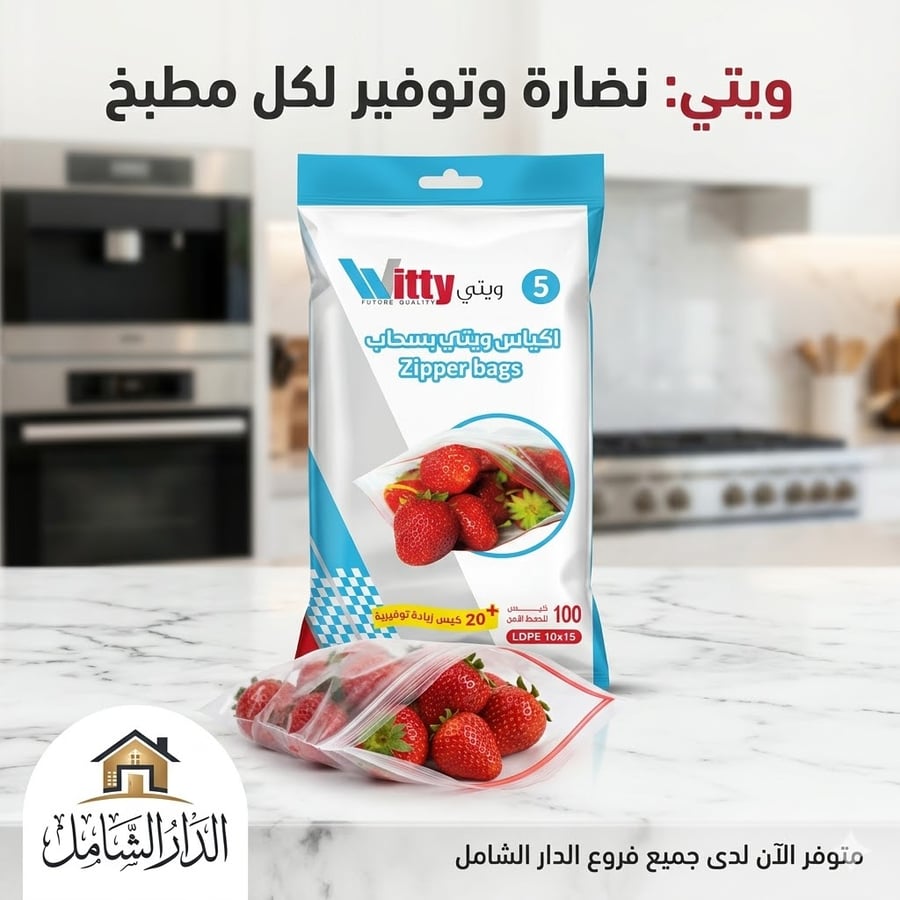 اكياس ويتي سحاب مقاس 5
