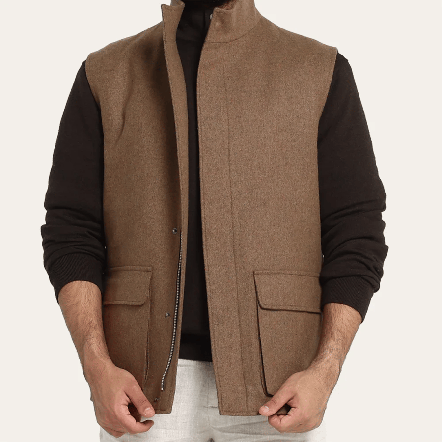 WOOL VEST/سديري رجالي فاخر إيطالي