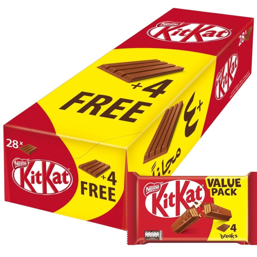 Kit Kat four fingers 28 pieces