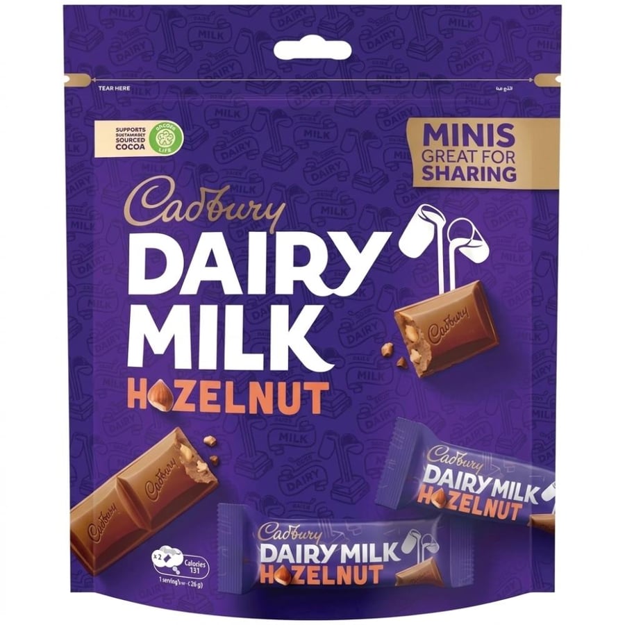 Dairy Milk Nut Bags 156 grams