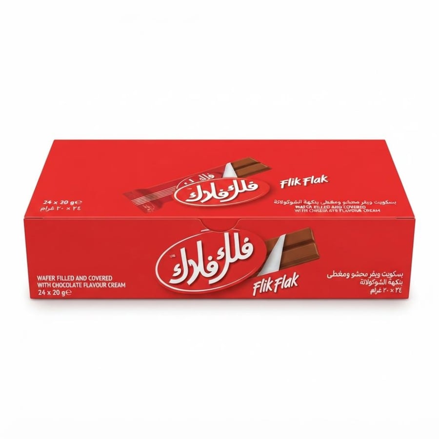 فليك فلاك (Flik Flak) ويفر 24*20جم رجوة