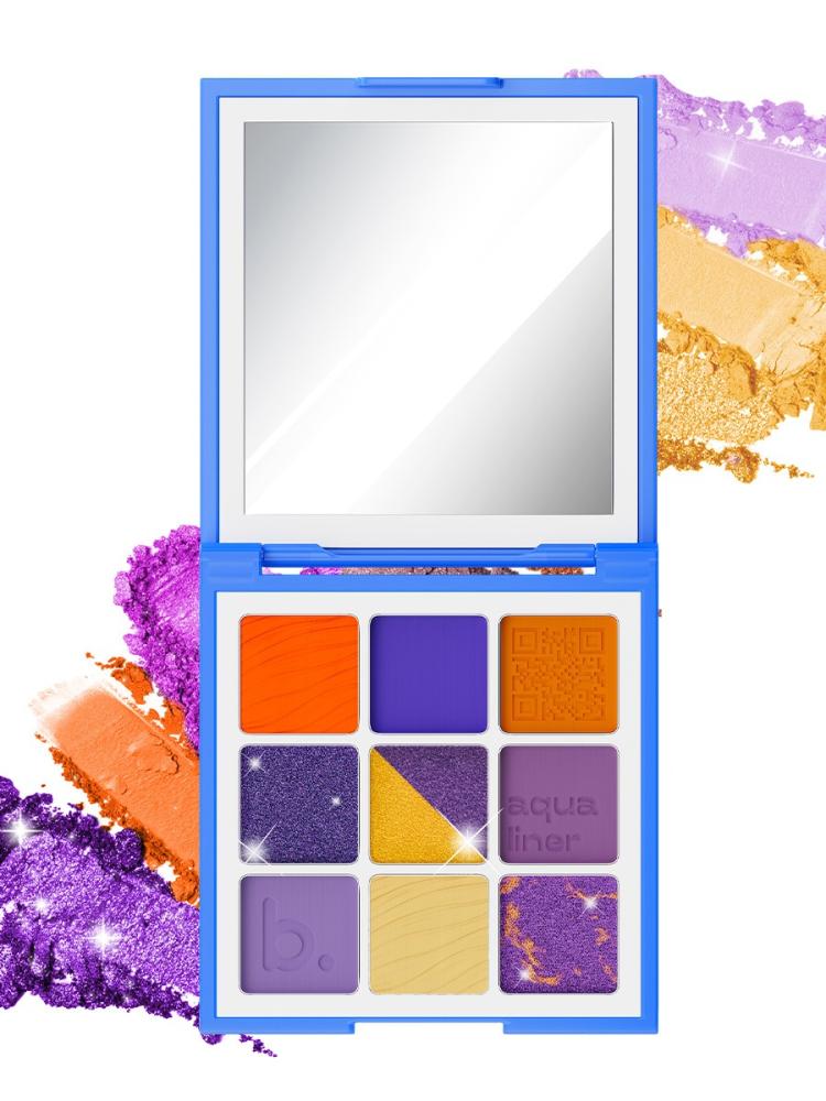 Be Color Capsule Eyeshadow Palette, 9 pieces × 1 gram