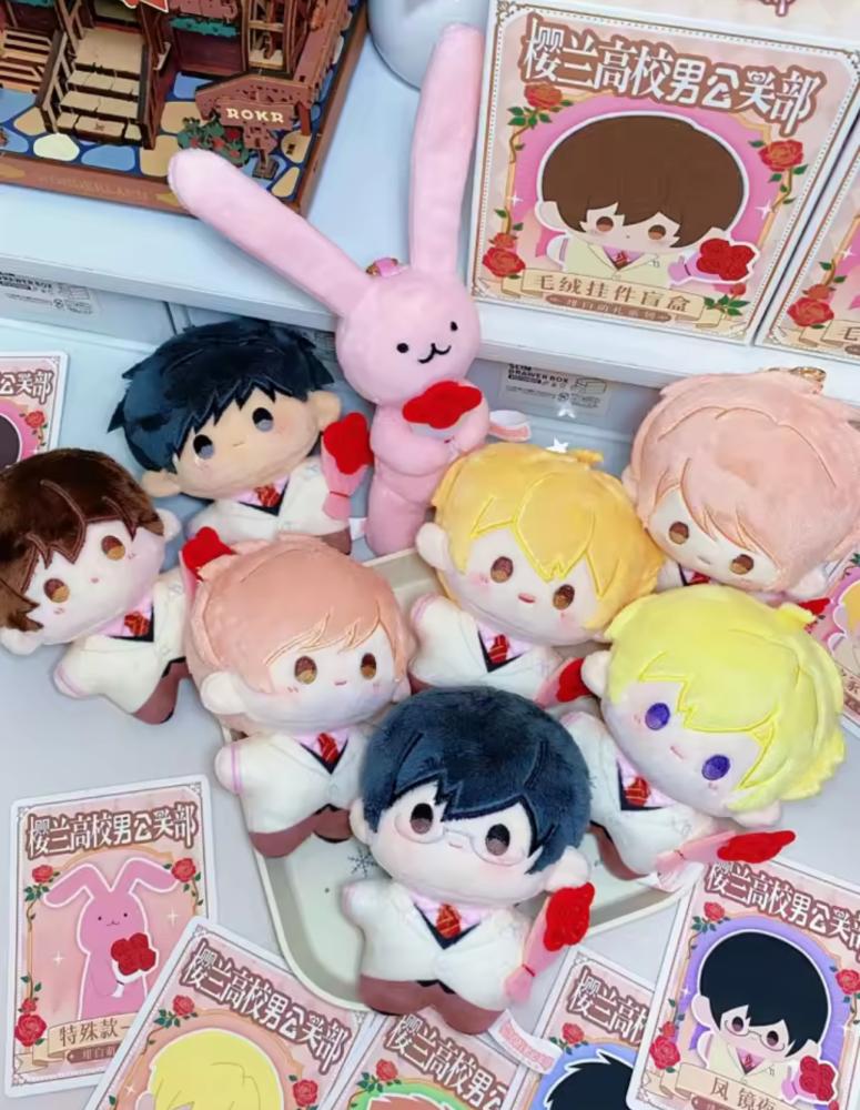 Ouran High School Host Club Scarlet And White Adorable Gift Series Plush Pendant Blind Box