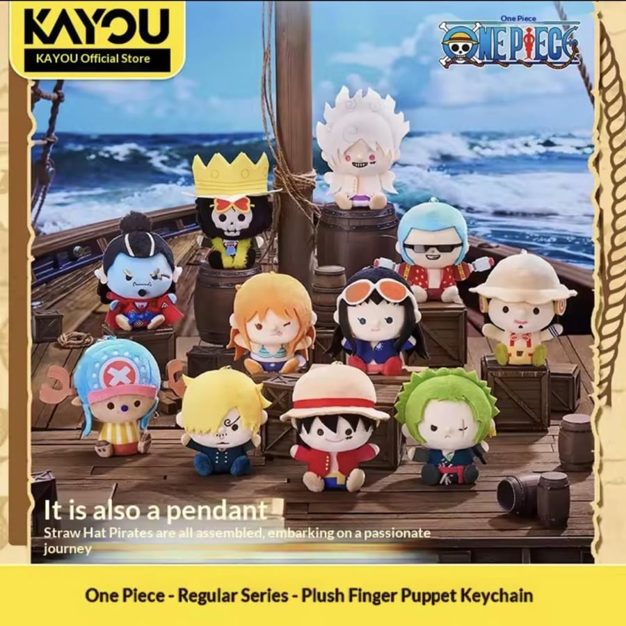 بلايند بوكس ون بيس - One Piece Regular Series Plush finger puppet Blind Box