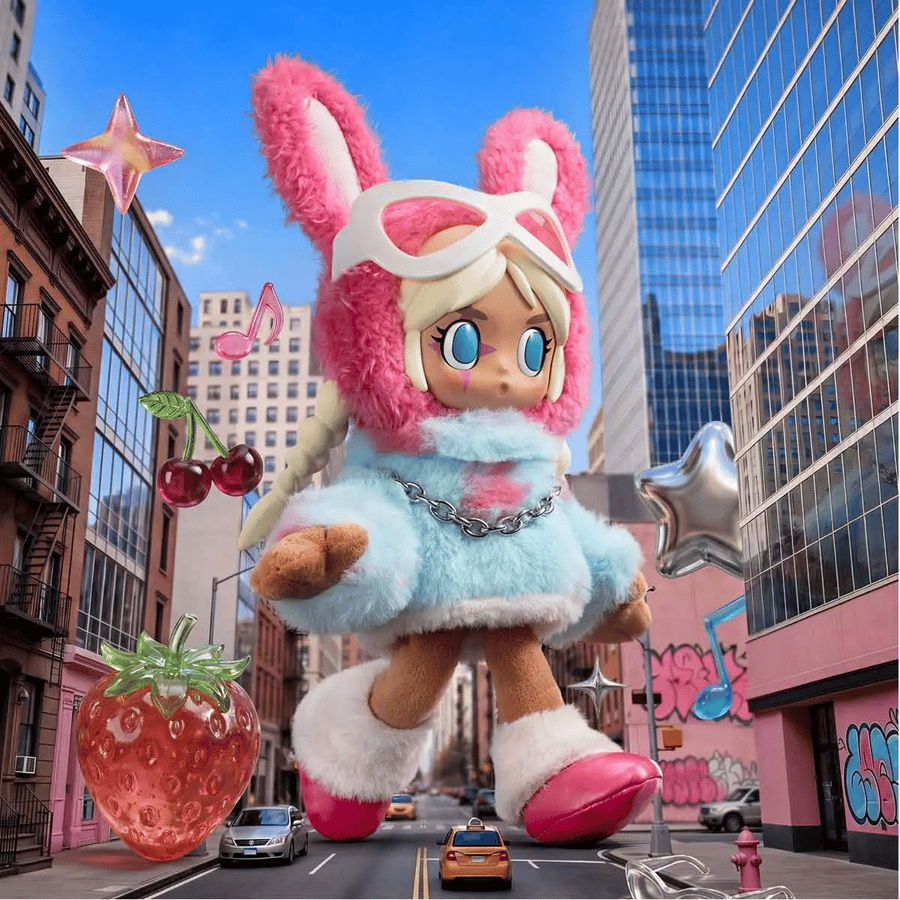 Peach Riot Fruit Punch Series Plush Doll Pendant