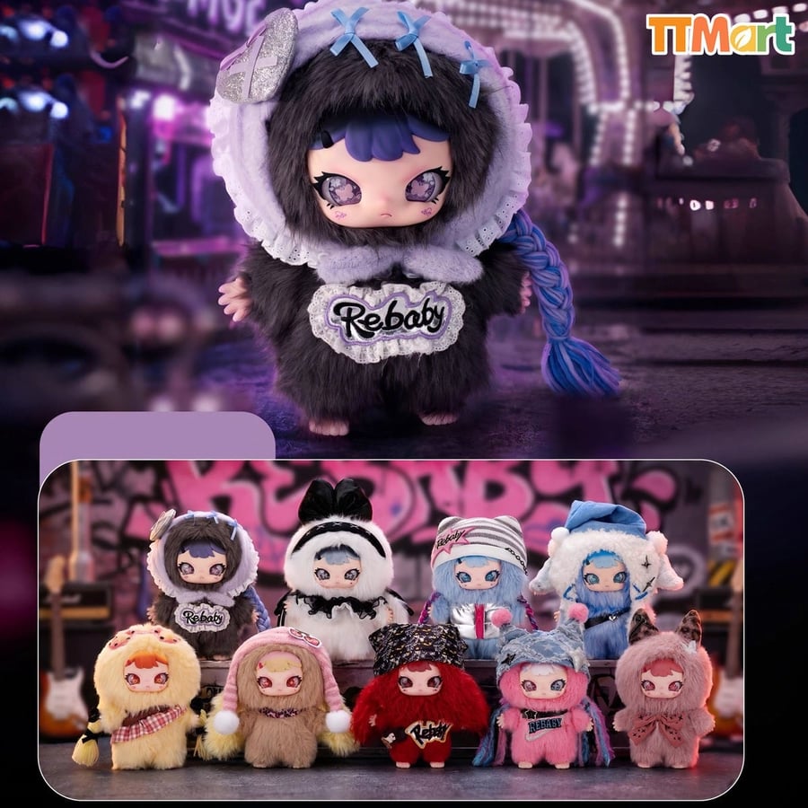 REBABY 400% Teenage Era Plush Series Blind Box