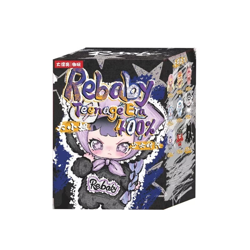 REBABY 400% Teenage Era Plush Series Blind Box