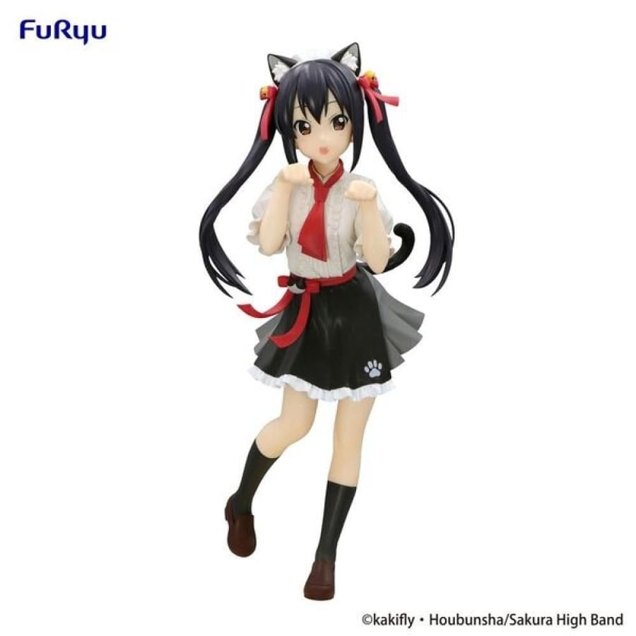 (K-ON! - Nakano Azusa - Neko cafe Trio-Try-iT Figure (FuRyu