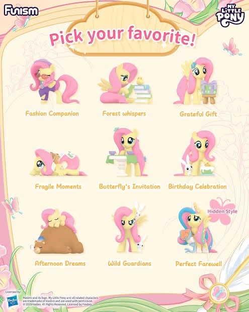 FUNISM My Little Pony Sweet Diary Series Blind Box Figures