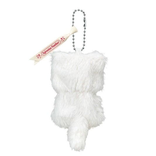سيلفانيان فاميليز ميدالية فتاه القطه برداء القطه البيضاء | Sylvanian Families Keychain: Persian Cat Girl -white Cat Costume