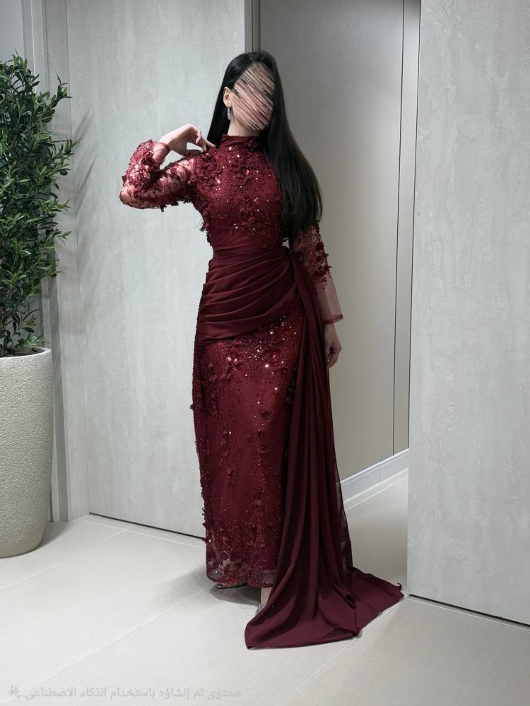 فستان سهره برغندي قصه مميز