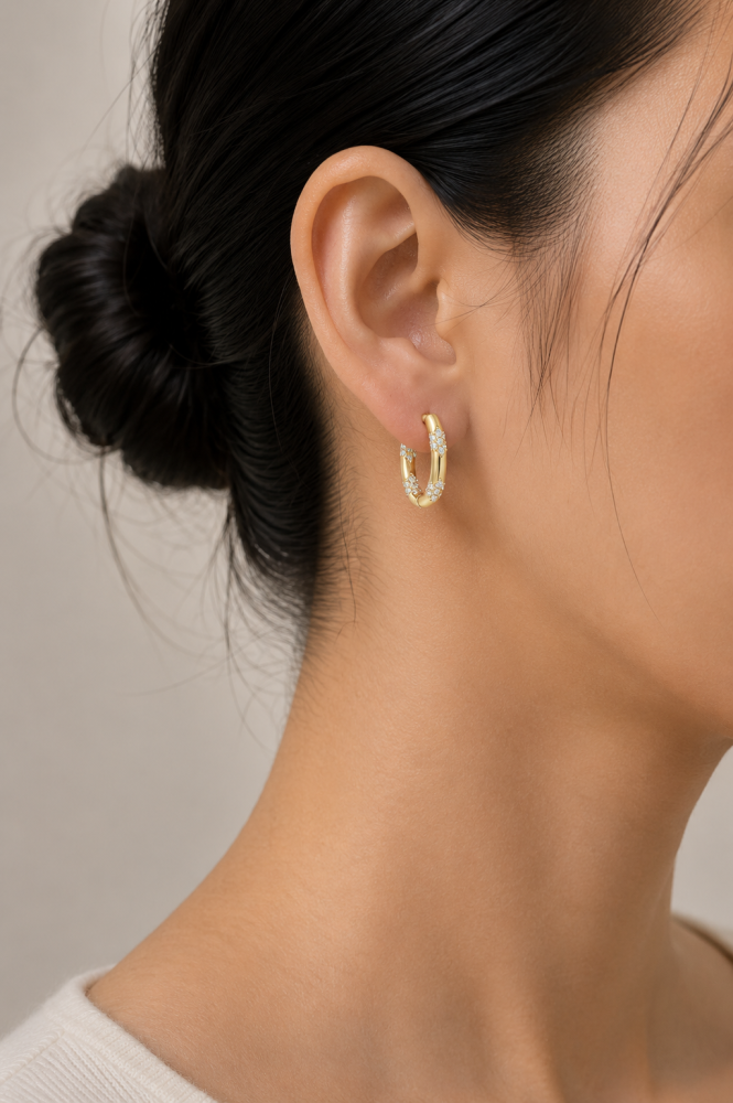 STAR EARRINGS-GOLD