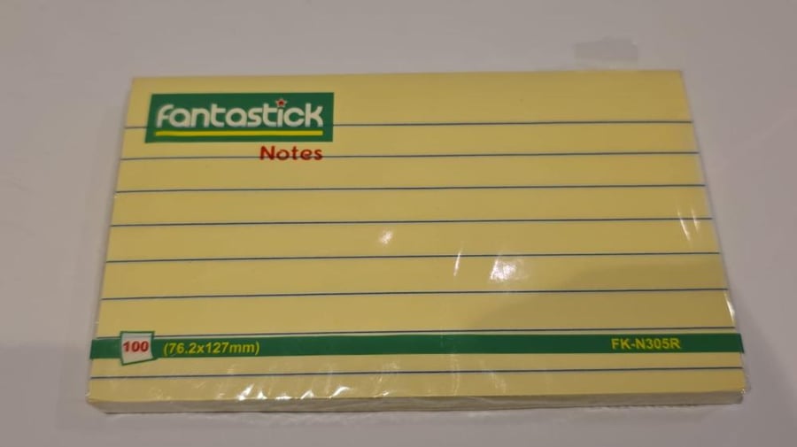ورق ملاحظات لاصق مسطر Fantastick