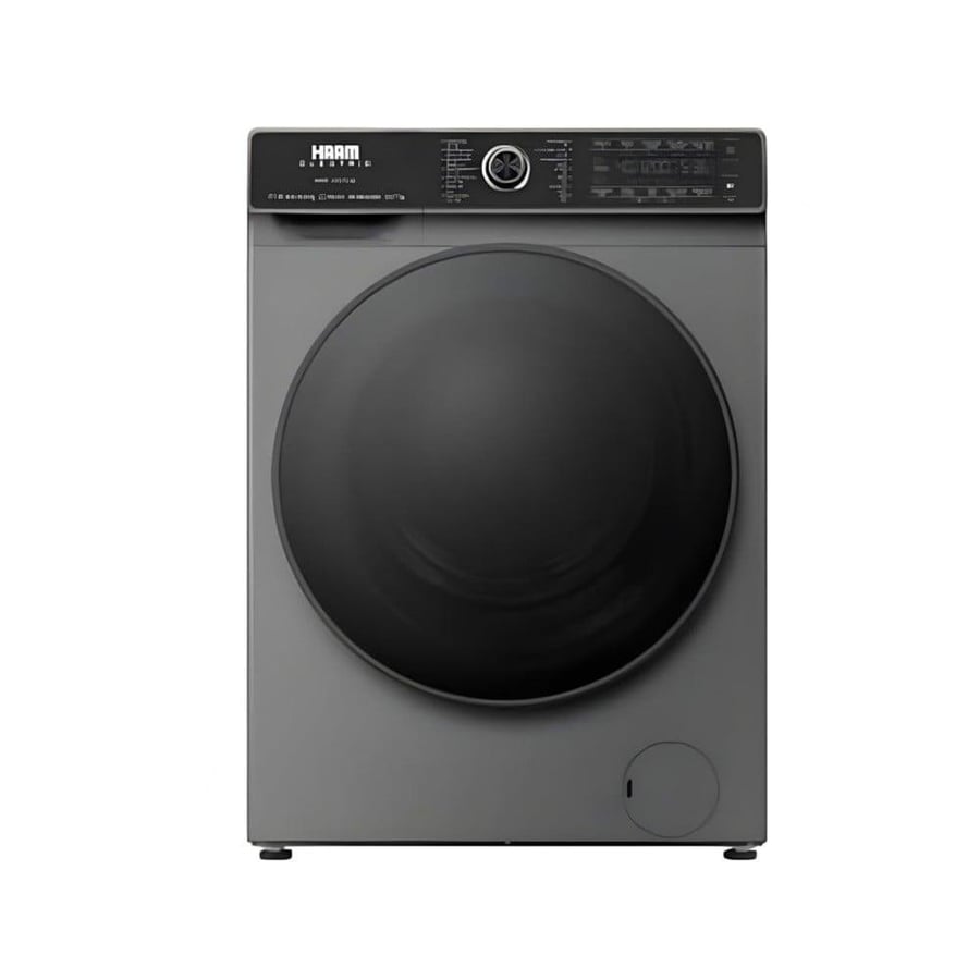 غسالة هام أمامية 13 كغم فضي Inverter - 14 برنامج - موديل HMCFL13D8SM