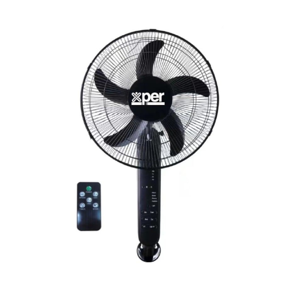 مروحة حائط اكسبير 70 واط 16 بوصة مع ريموت - أسود - موديل XPVF-600W
