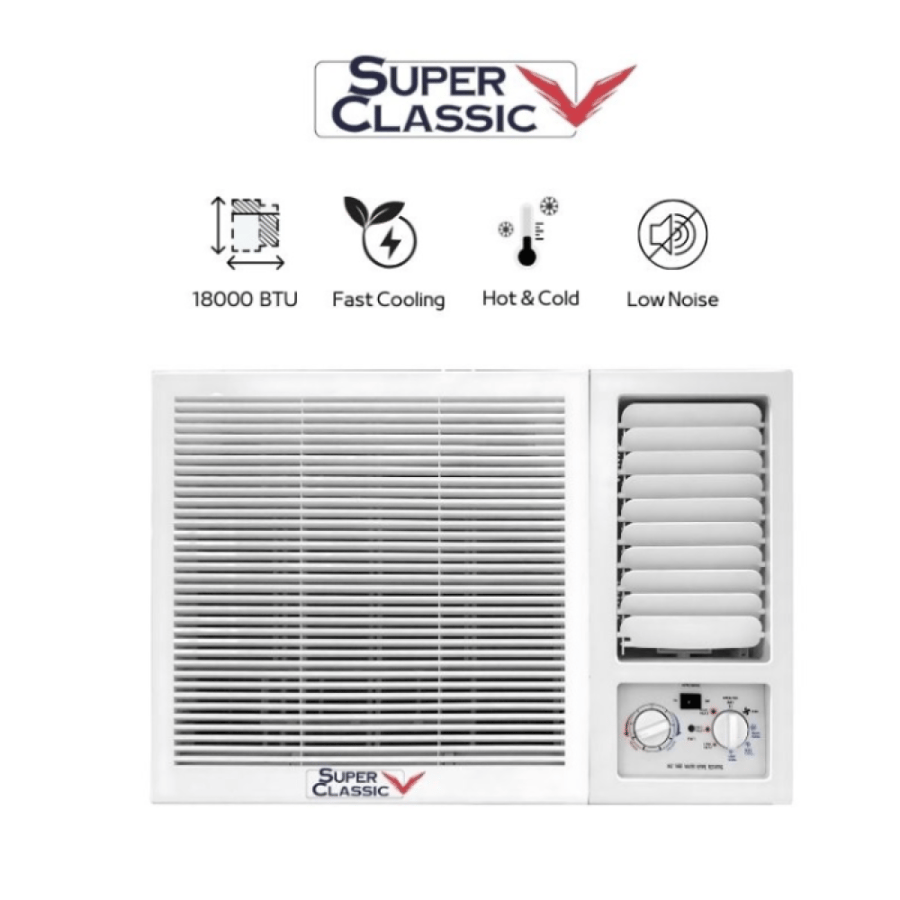 super classic مكيف شباك 18000 وحدة
