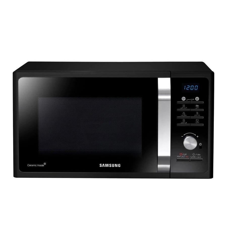 مايكرويف سامسونج، 23 لتر، 800 واط، أسود - موديل MS23F301TAK/ZA
