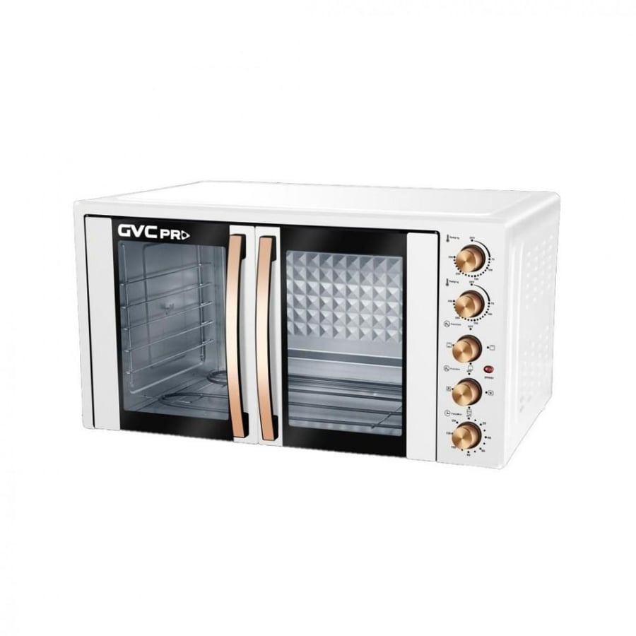 فرن  GVC PRO بابين 80 لتر GVOV-802D W ابيض