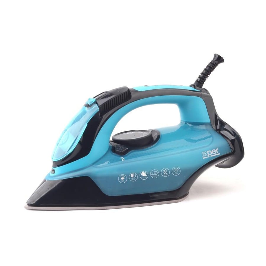 كاوية اكسبير 2800 واط سيراميك - أزرق - موديل XPSI-2800W3-23