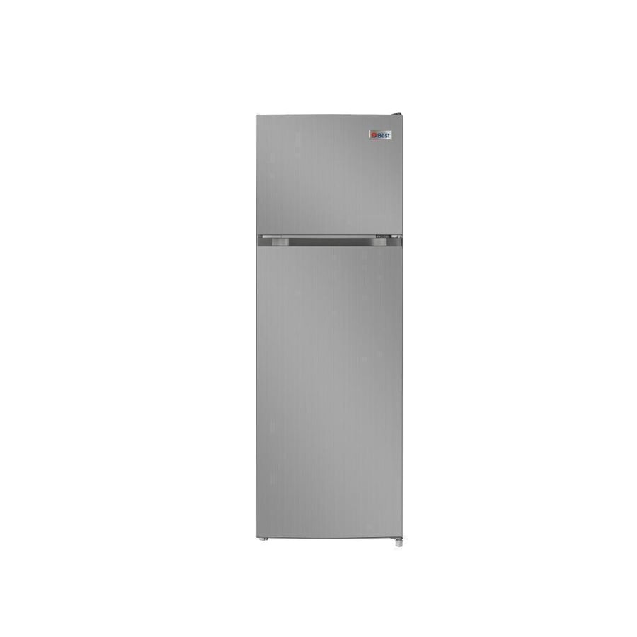 Techno Best refrigerator, double doors, 16.4 feet, 465 liters, silver, steam freezing - Model BRN-460L