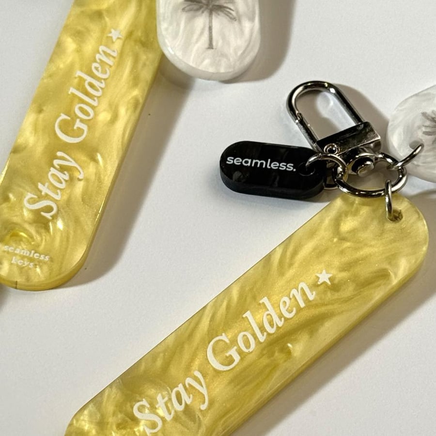 Golden Trio Key Chain