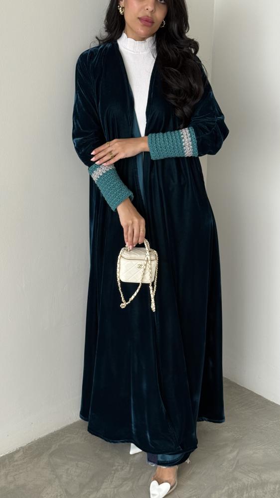 Hawaiian crochet abaya